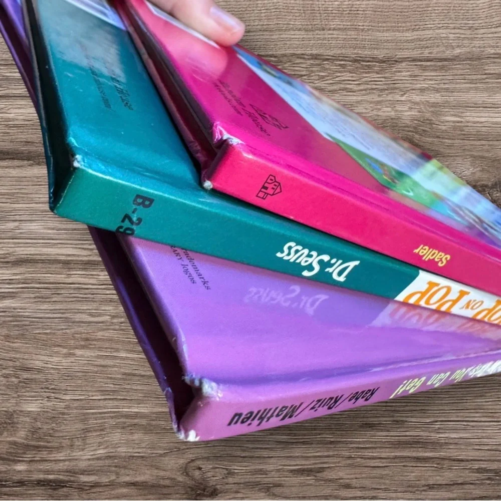 3 Dr. Seuss Books hardback